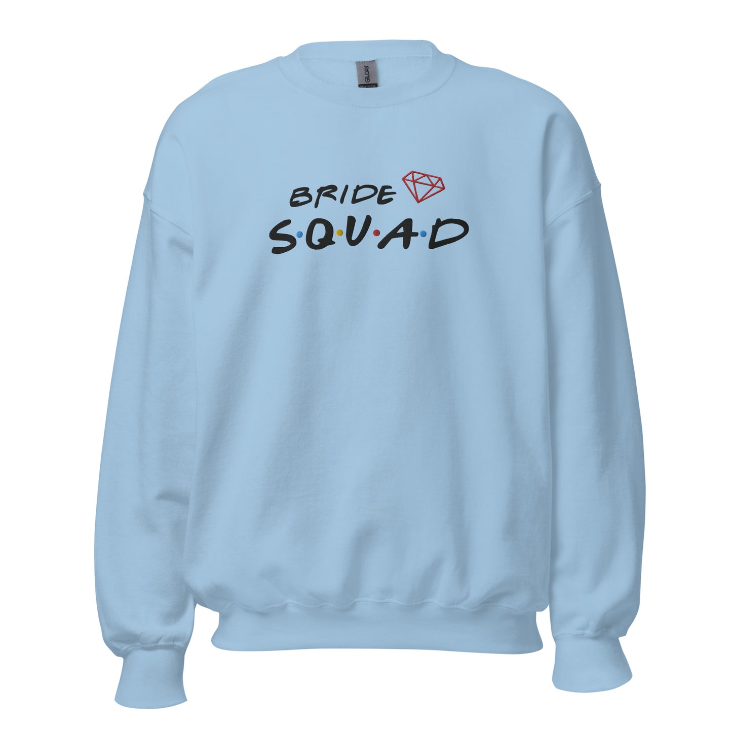 Embroidered bride squad - sweatshirt
