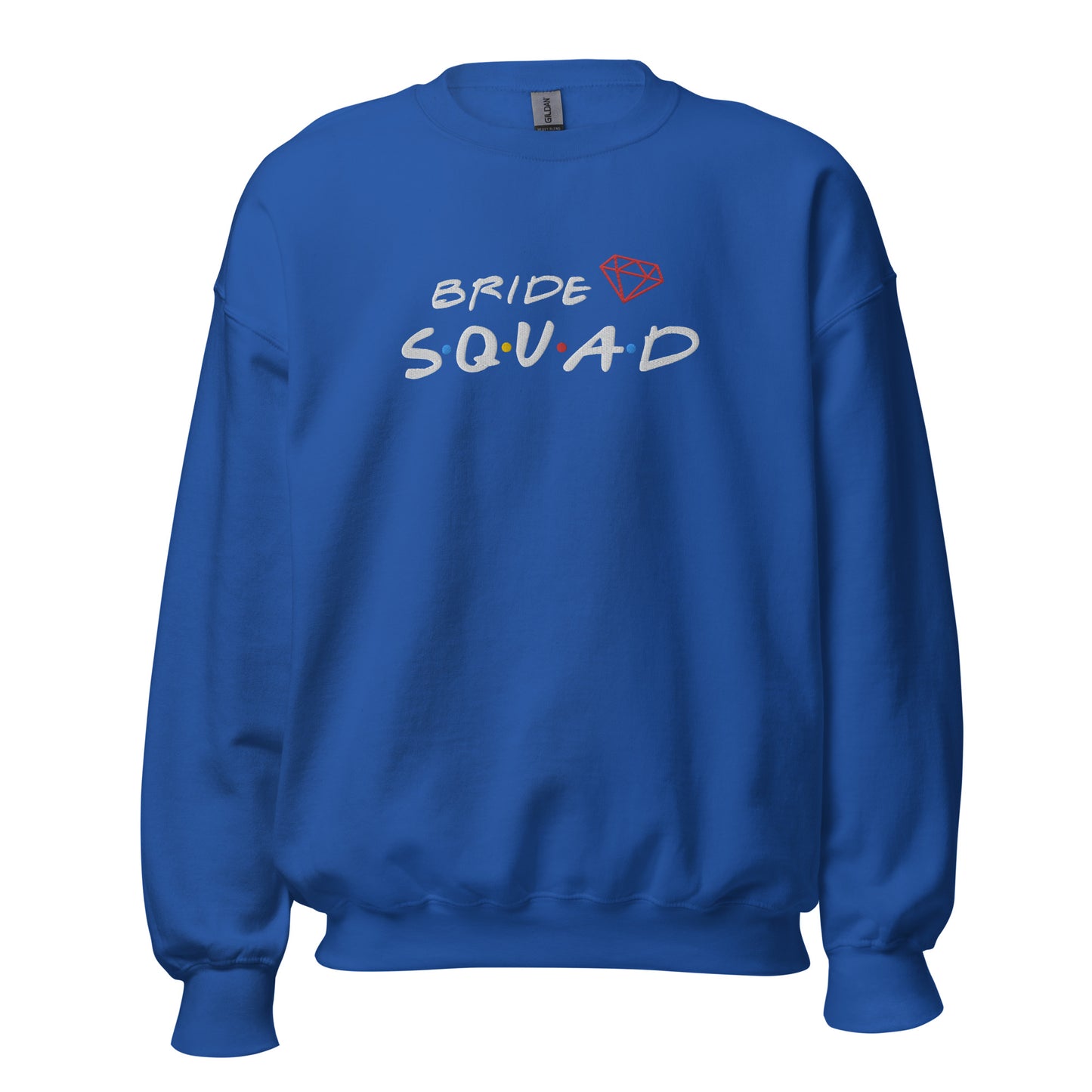 Embroidered bride squad - sweatshirt