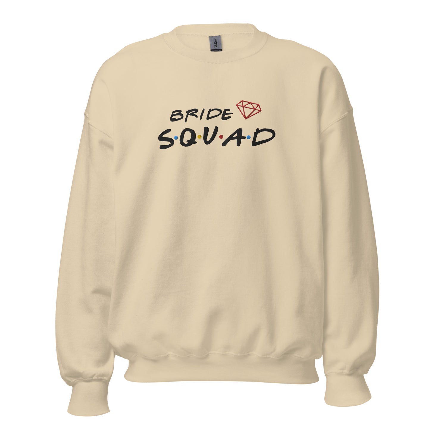 Embroidered bride squad - sweatshirt