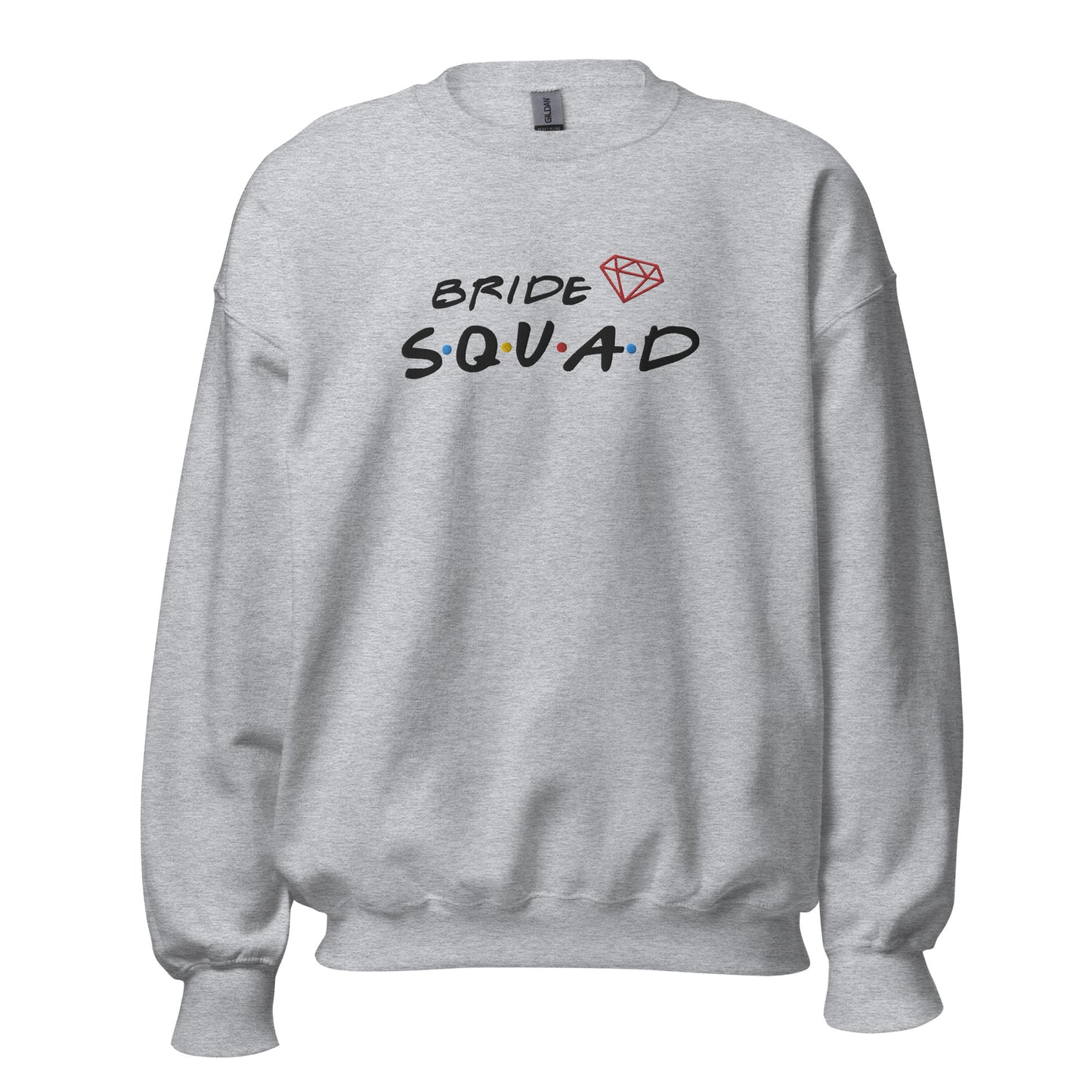 Embroidered bride squad - sweatshirt
