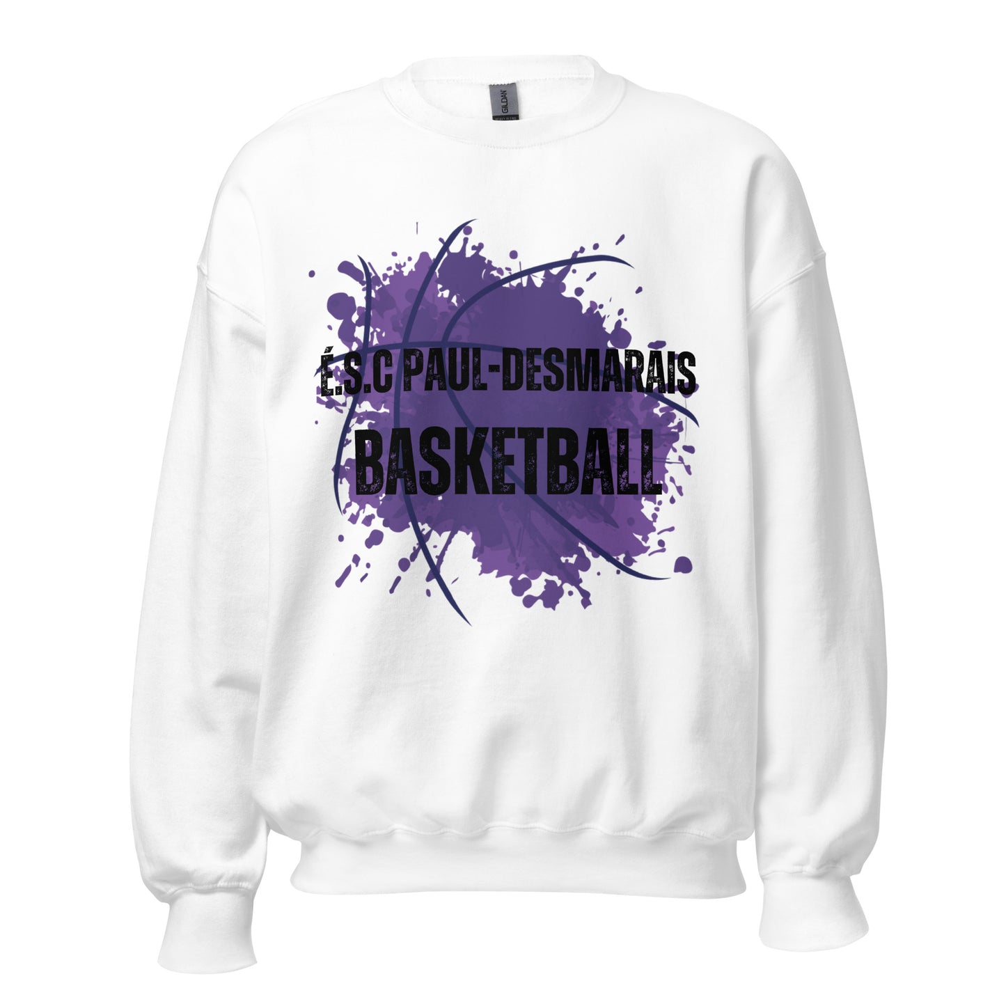 Chandail manche longue unisexe équipe basketball  Paul-Desmarais