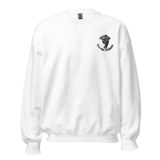 Chandail manche longue unisexe avec logo Paul-Desmarais brodé à gauche sur la poitrine