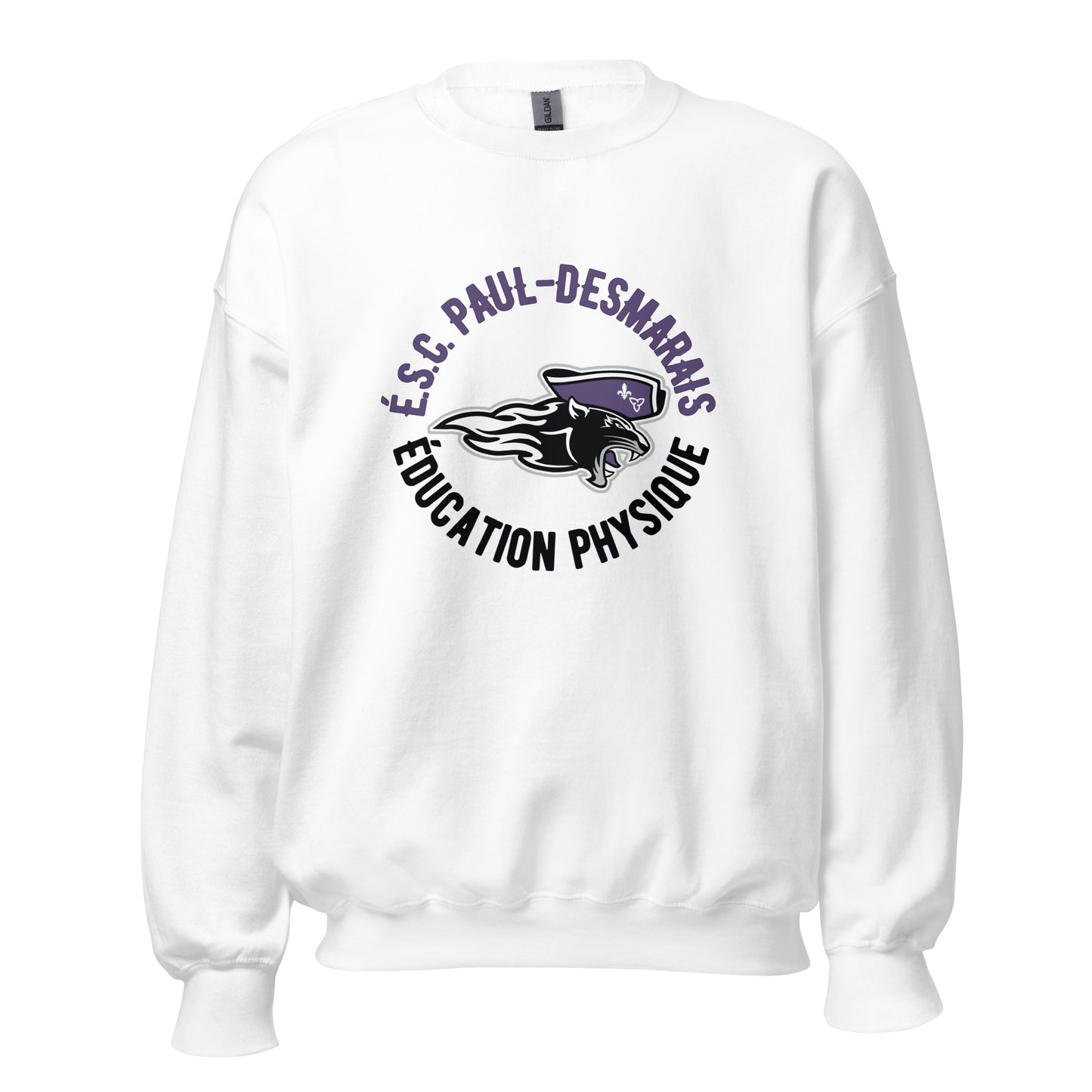 É.S.C Paul-Desmarais unisex Chandail manche longue éducation physique center logo