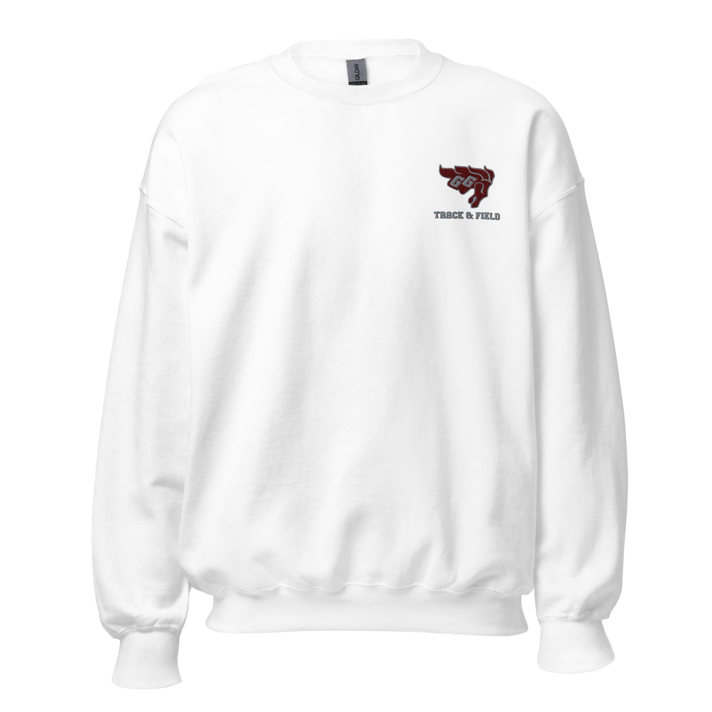 Gee-Gees Track & Field Left chest logo embroidered sweatshirt - unisex