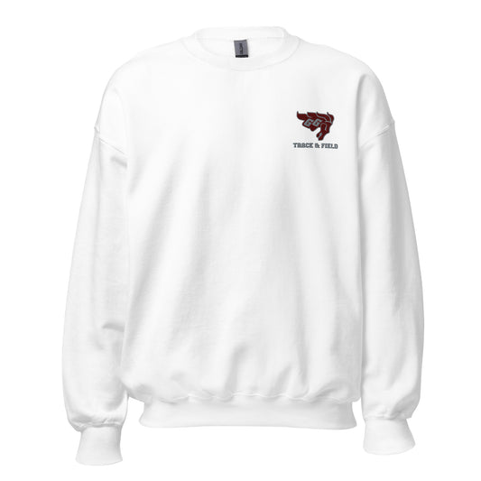 Gee-Gees Track & Field Left chest logo embroidered sweatshirt - unisex