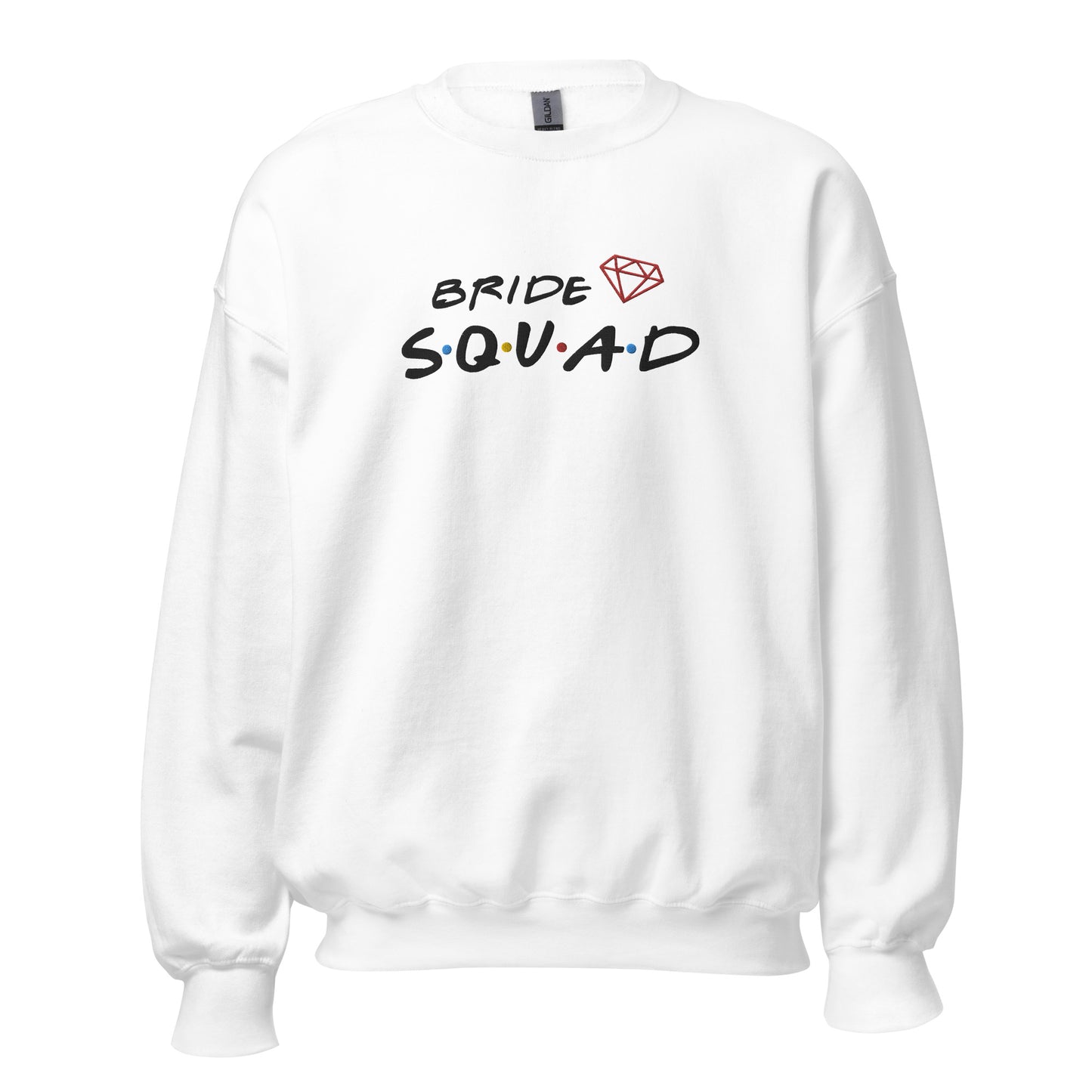 Embroidered bride squad - sweatshirt