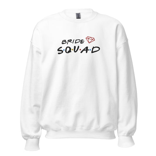 Embroidered bride squad - sweatshirt