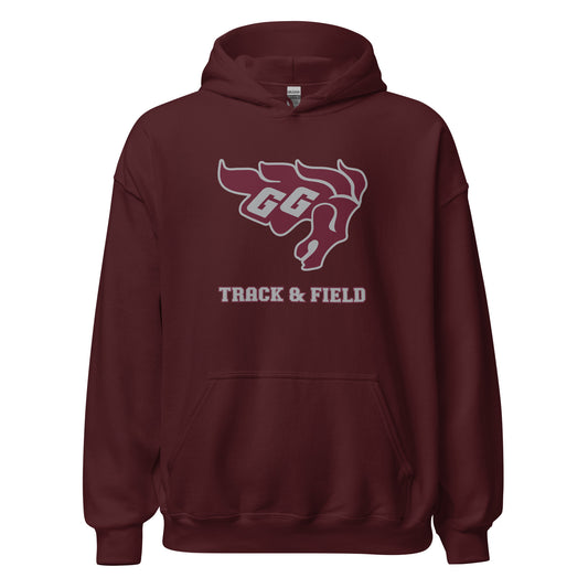Gee-Gees Track & Field printed logo hoodie - unisex