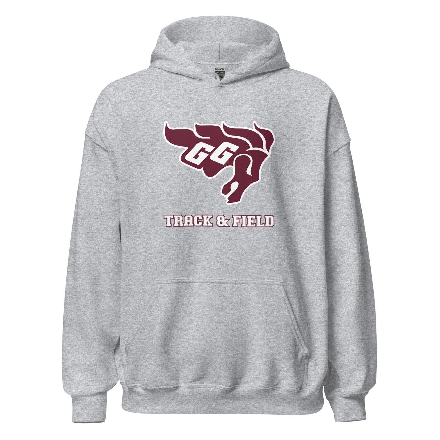 Gee-Gees Track & Field printed logo hoodie - unisex