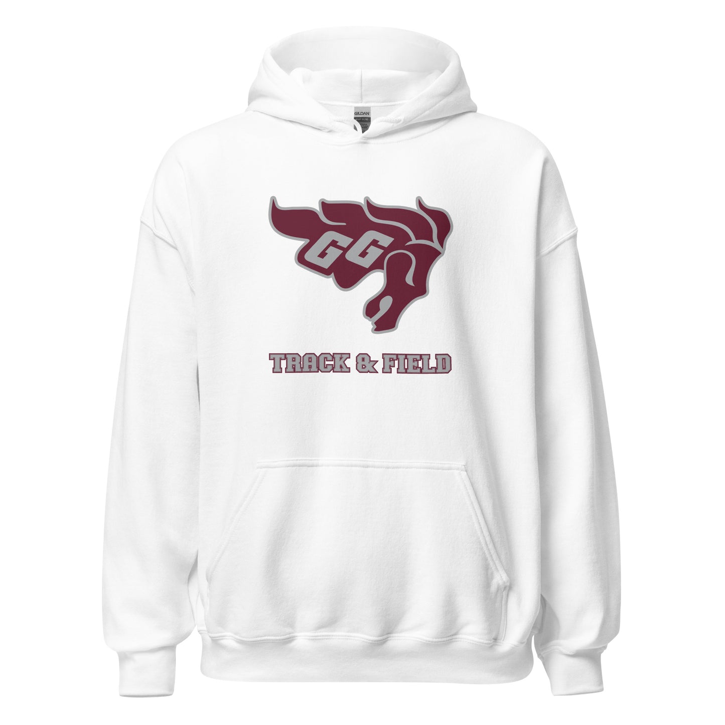 Gee-Gees Track & Field printed logo hoodie - unisex