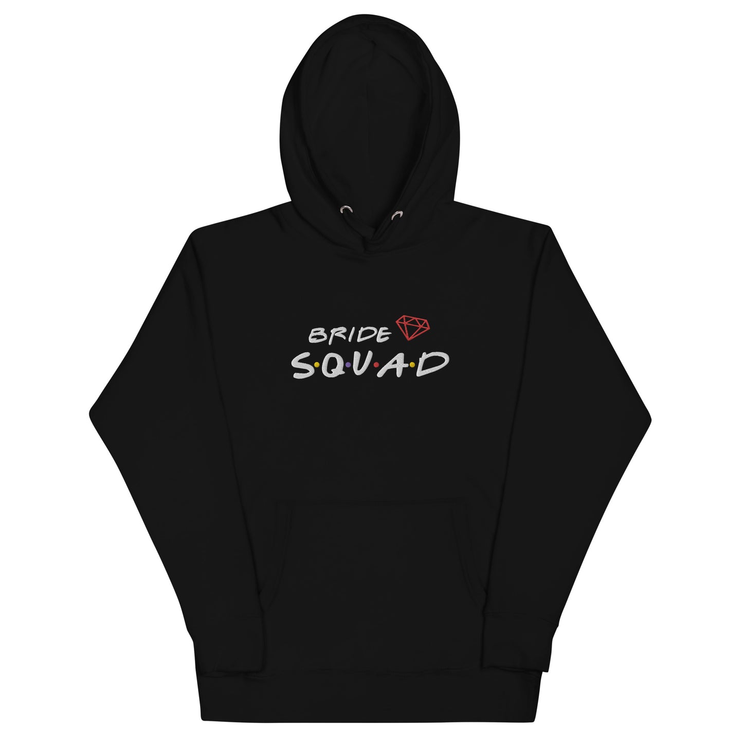 Embroidered Bride Squad - Hoodie