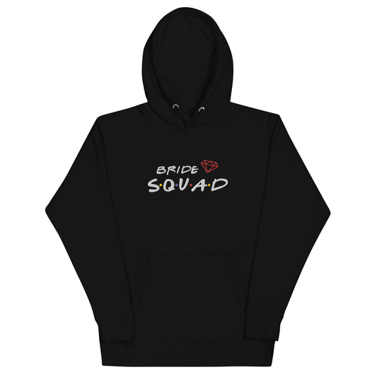 Embroidered Bride Squad - Hoodie
