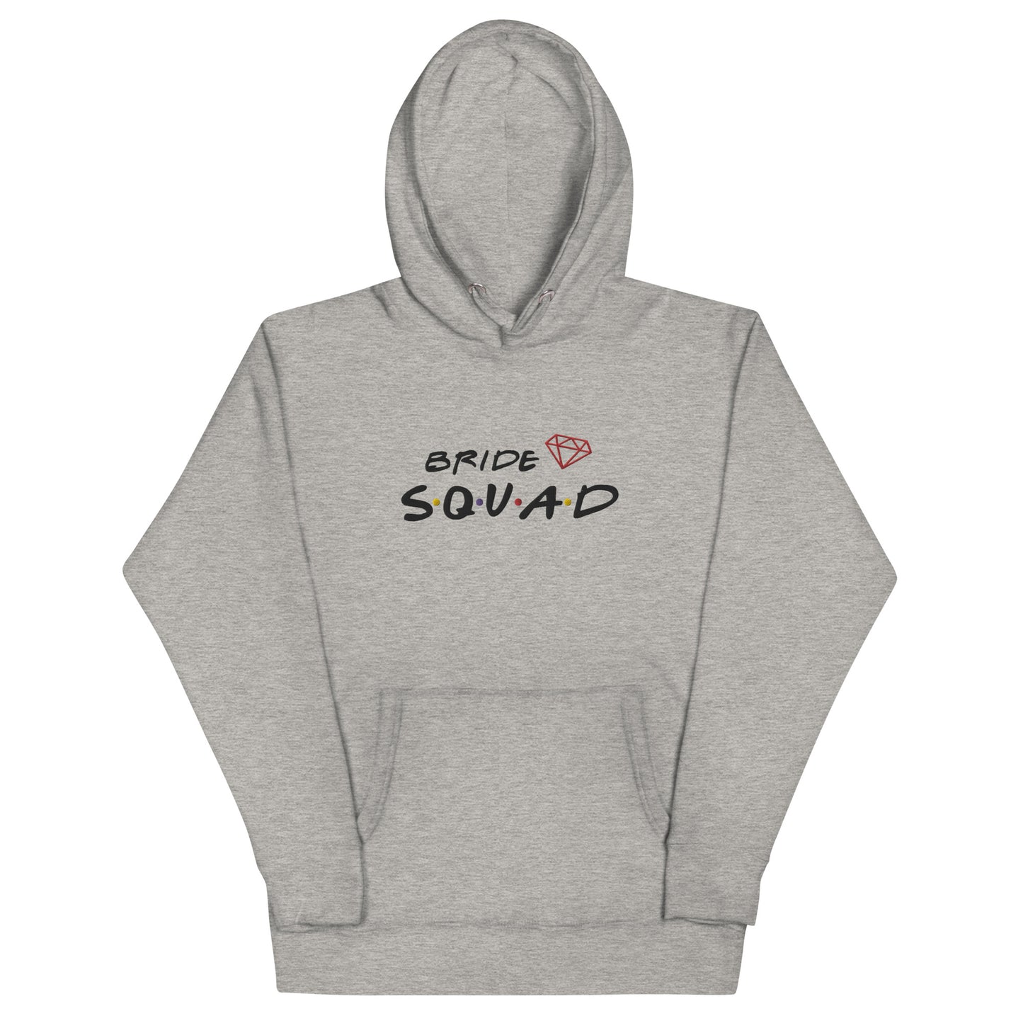 Embroidered Bride Squad - Hoodie