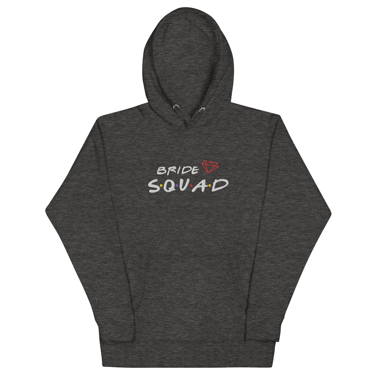 Embroidered Bride Squad - Hoodie
