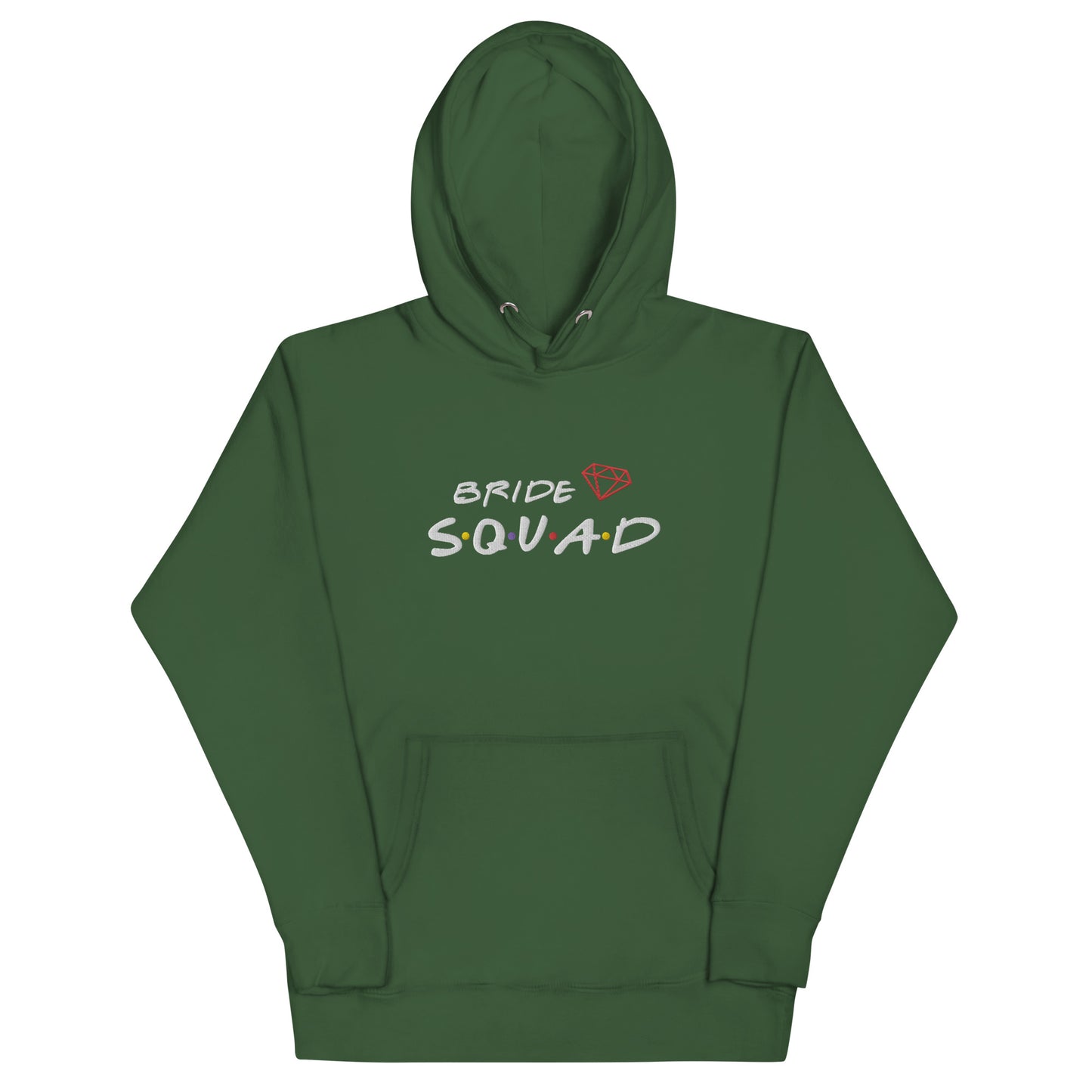 Embroidered Bride Squad - Hoodie