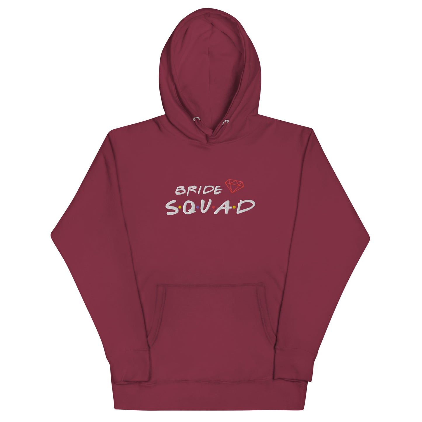 Embroidered Bride Squad - Hoodie