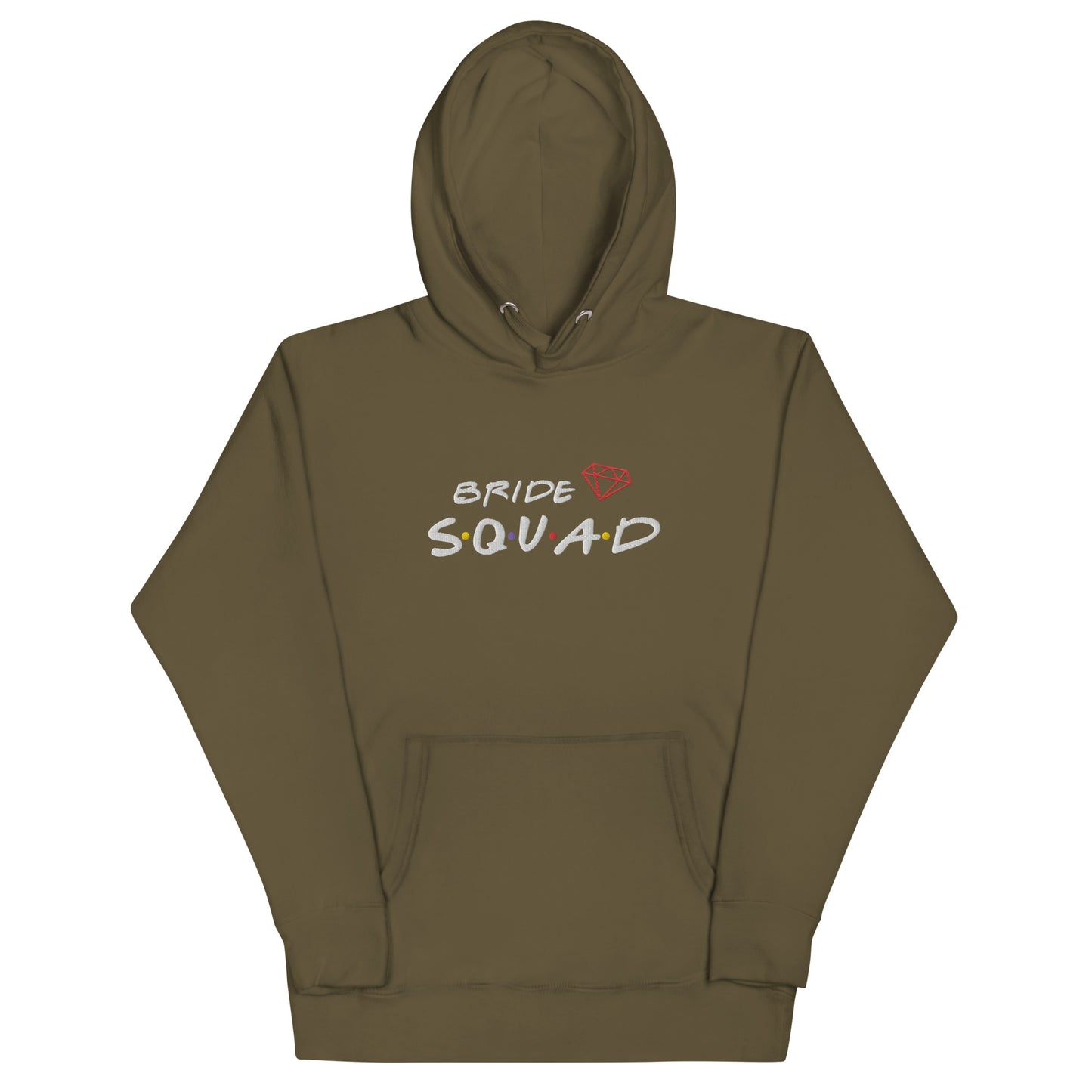 Embroidered Bride Squad - Hoodie