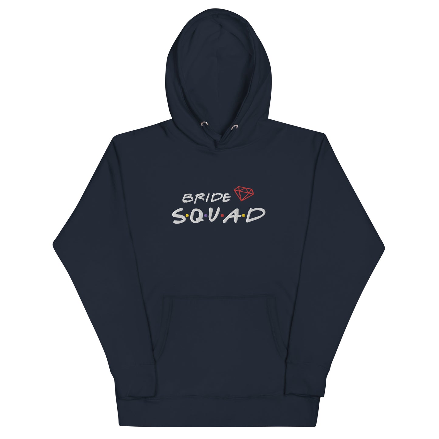 Embroidered Bride Squad - Hoodie