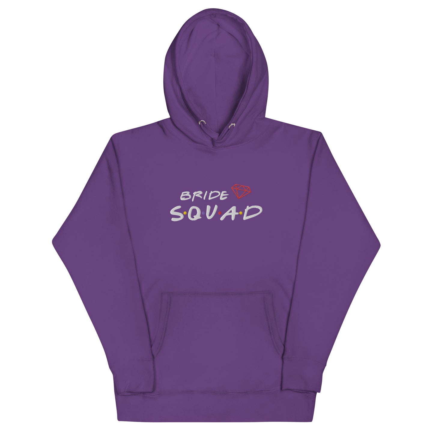 Embroidered Bride Squad - Hoodie