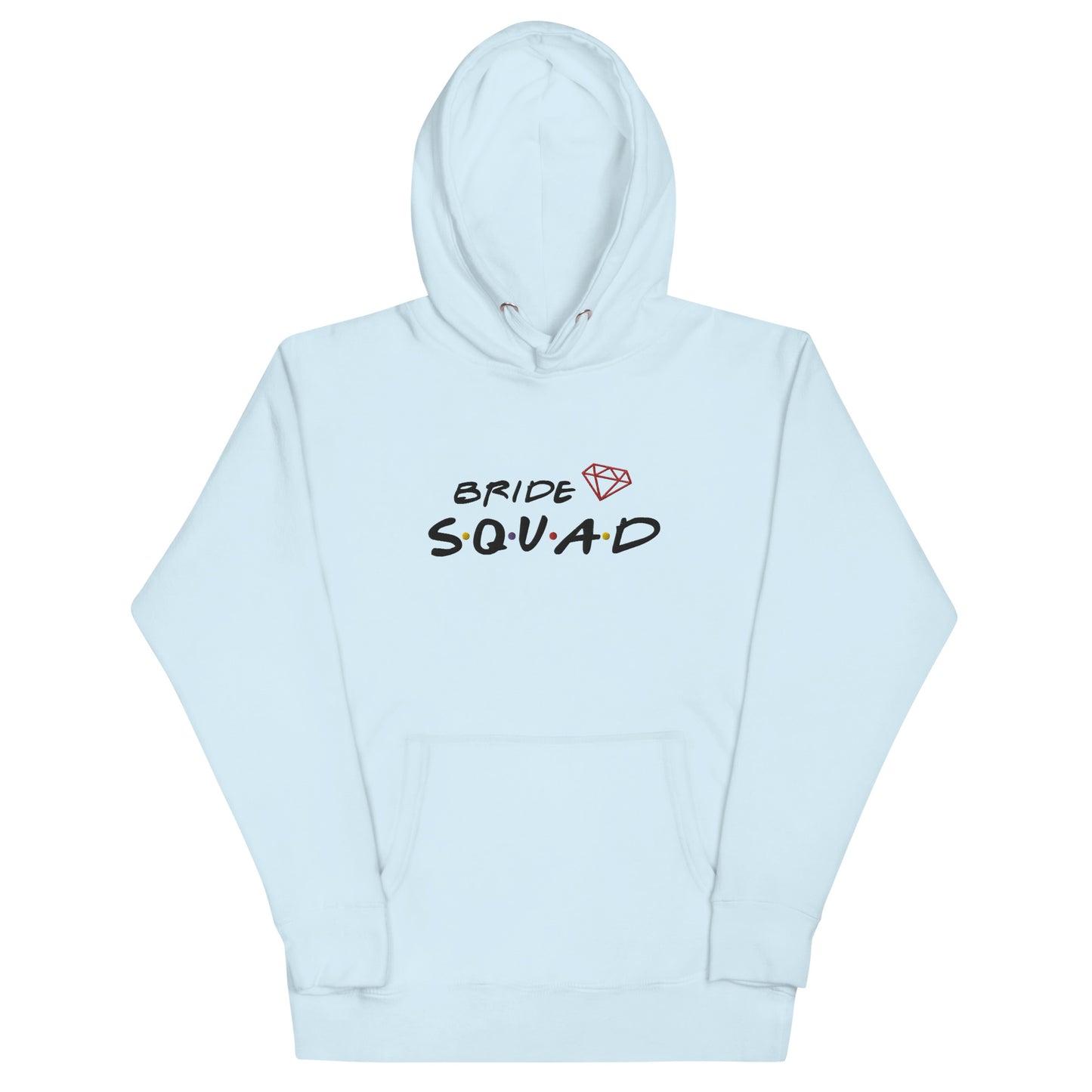 Embroidered Bride Squad - Hoodie
