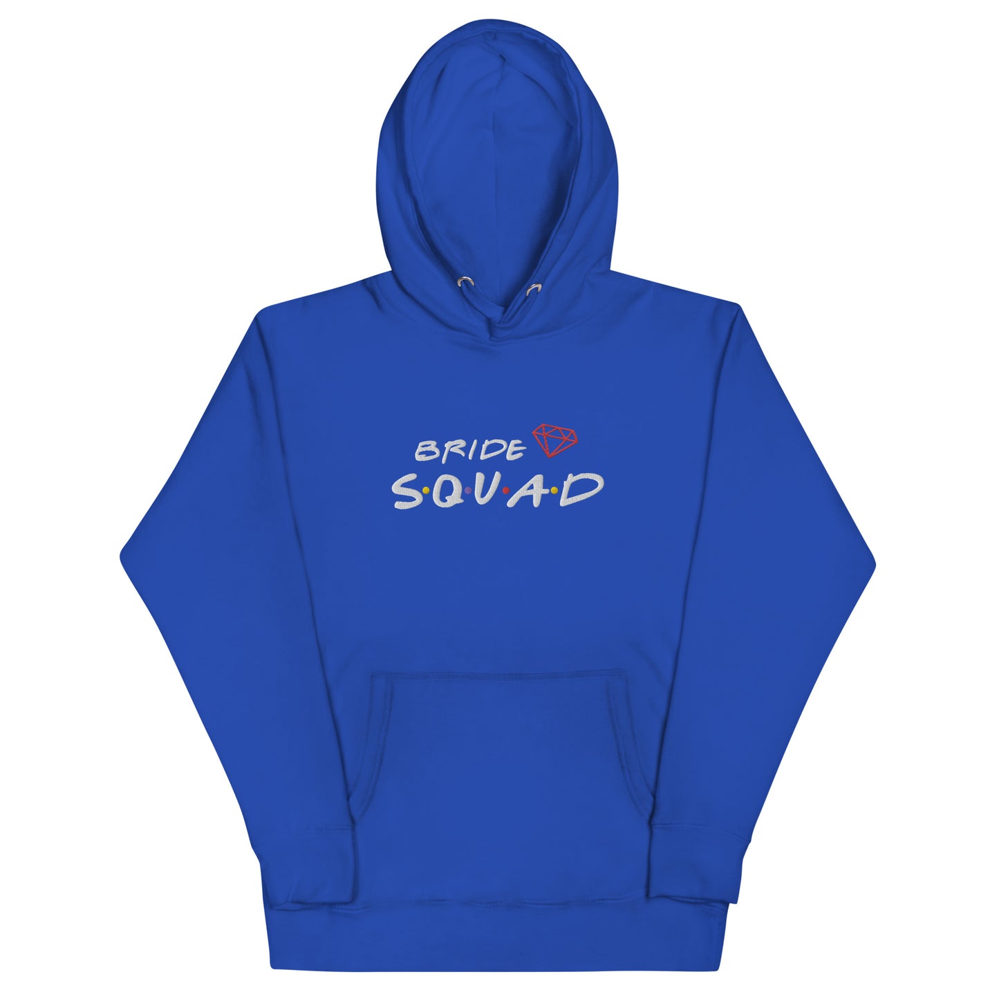 Embroidered Bride Squad - Hoodie