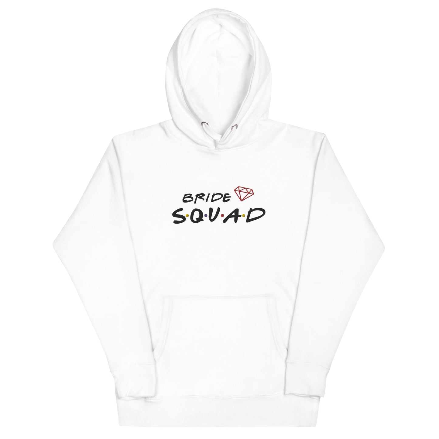 Embroidered Bride Squad - Hoodie